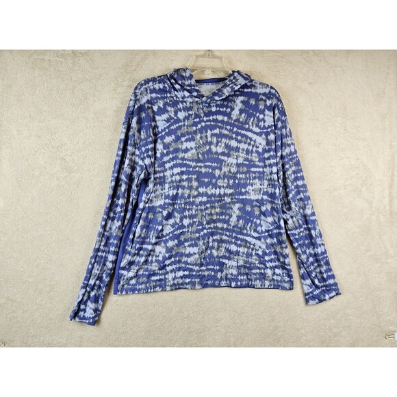 Under Armour Fish Iso-Chill Long Sleeve Hooded Shirt Size L - Picture 1 of 3